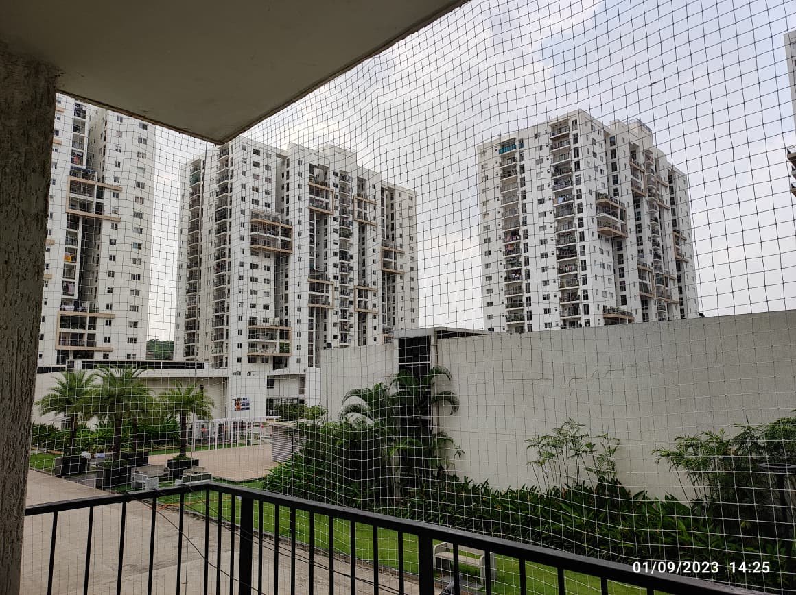Balcony child safety nets Hyderabad apartment protection