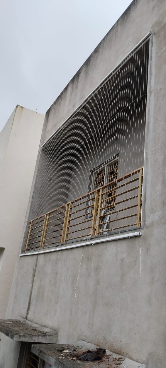 Balcony safety nets installation Hyderabad Feather Guard